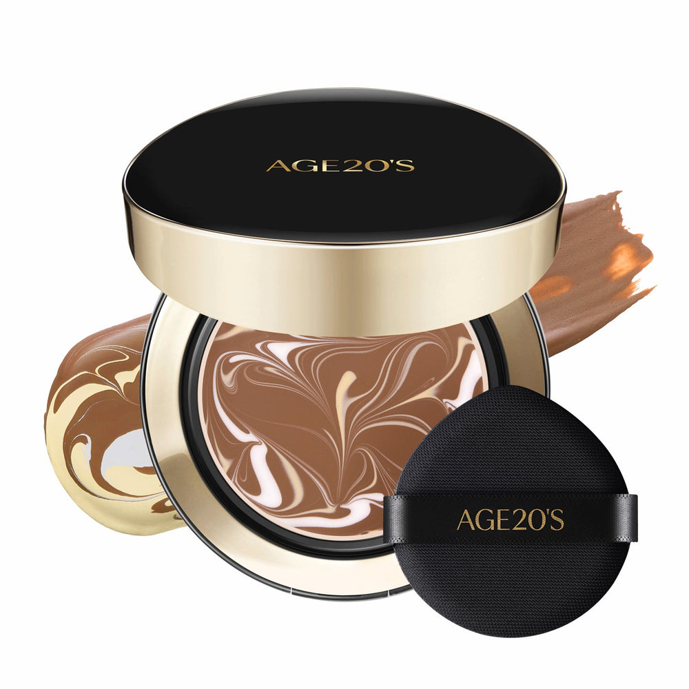 Signature Essence Cover Pact SPF 50+ Vegan Hydrating Cream Foundation__35N: Tan (Golden Olive)