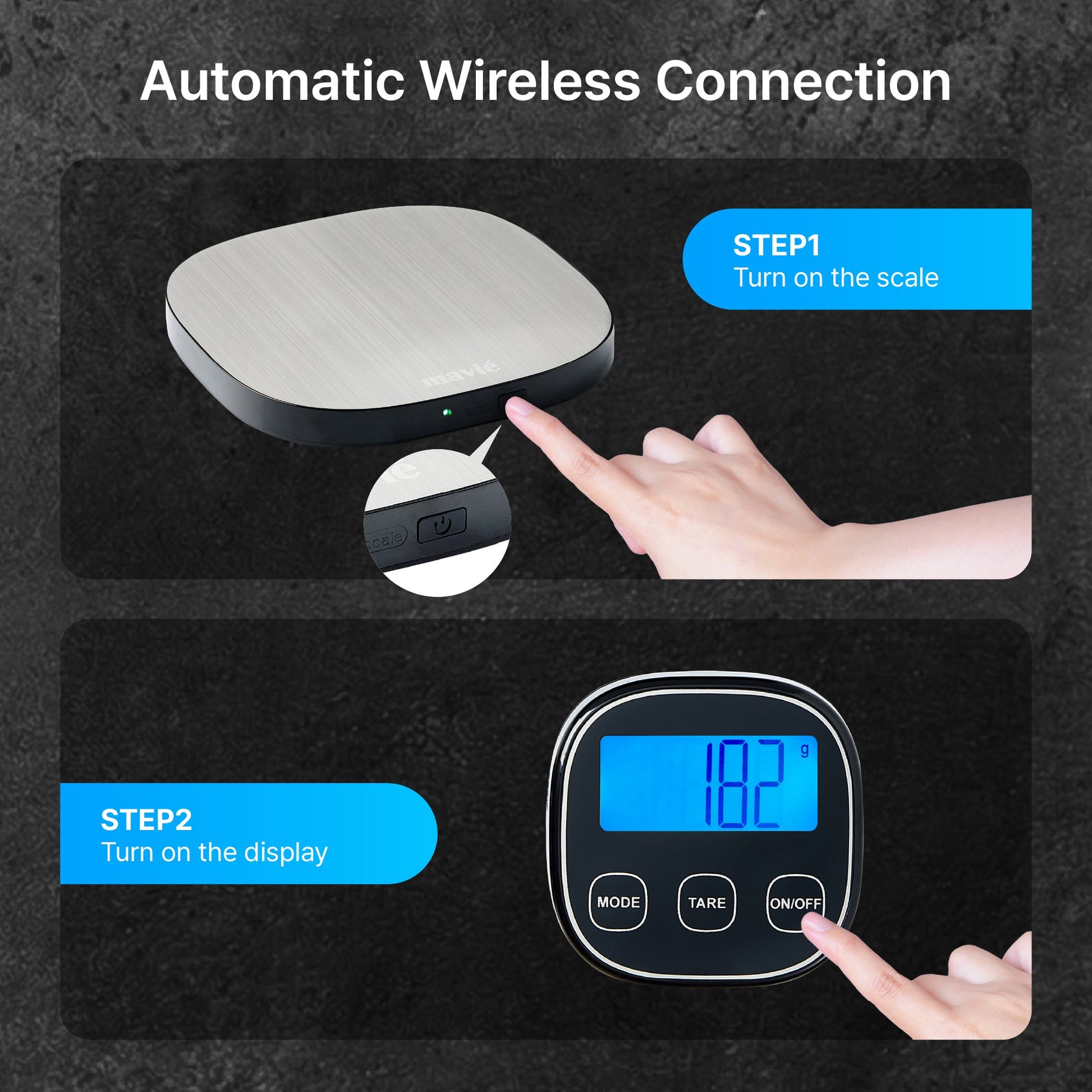 Mavie-scl01-wireless-kitchen-scale-howtouse