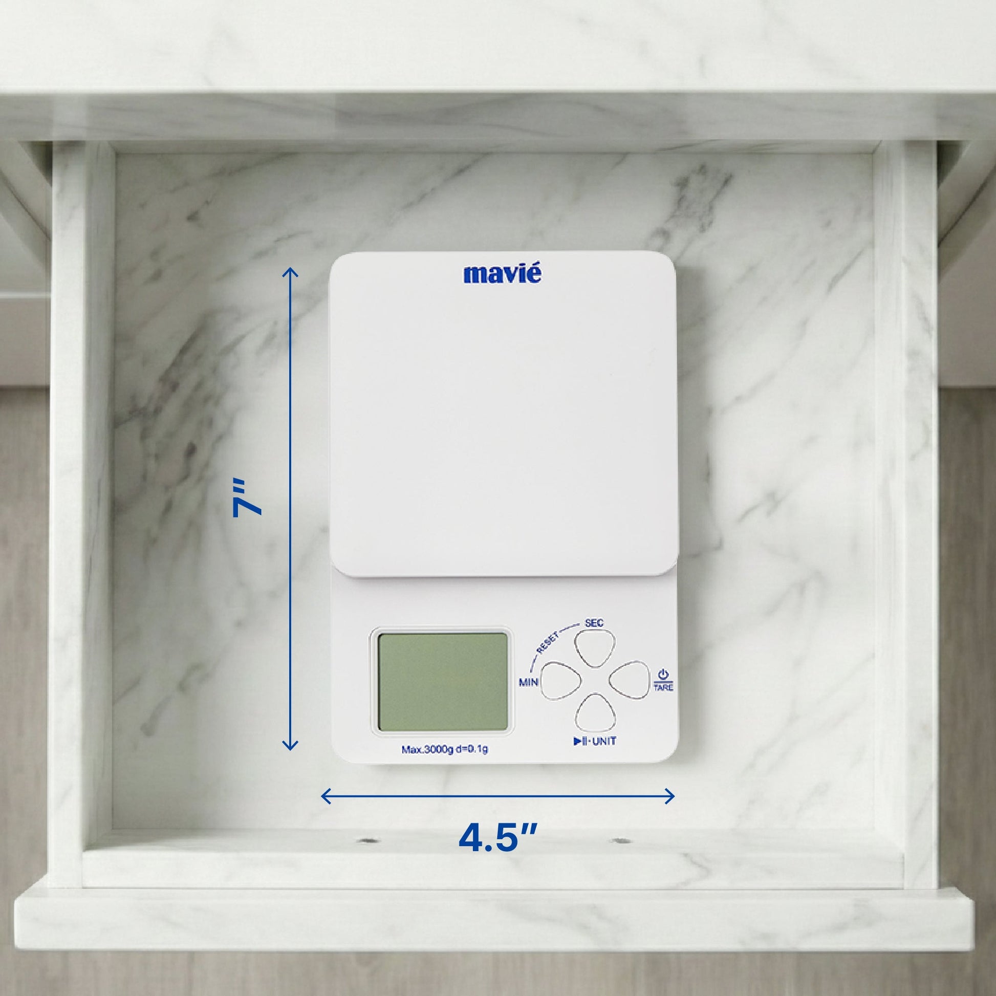 Mavie-scl05-coffee-scale-time-size
