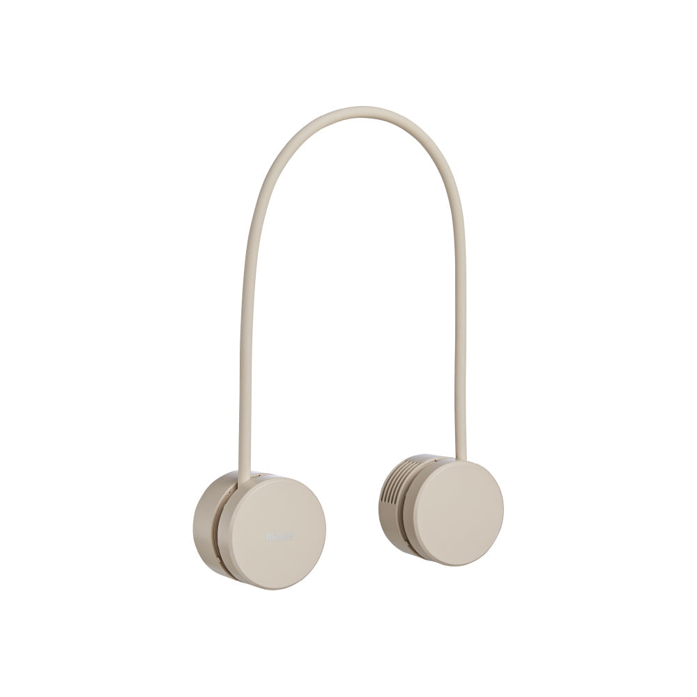 pfan12_extra_006 "MAVIÉ Portable Personal Neck Fan, Cooling Hands Free Bladeless Fan, Rechargeable Long Battery Life, 360° Airflow with 3 Speeds, Lightweight Collapsible Design, Low Noise with Strong Wind, main product view."