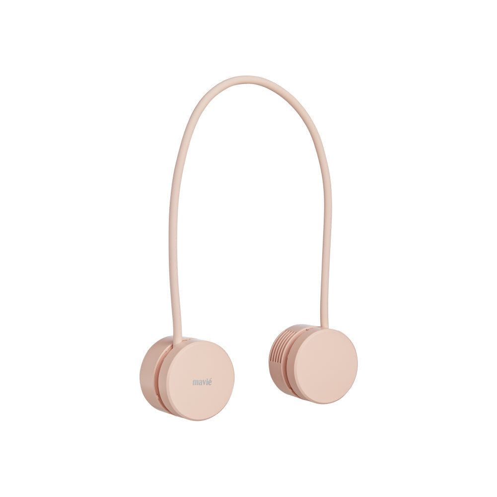 pfan13_extra_006 "MAVIÉ Portable Personal Neck Fan, Cooling Hands Free Bladeless Fan, Rechargeable Long Battery Life, 360° Airflow with 3 Speeds, Lightweight Collapsible Design, Low Noise with Strong Wind, main product view."